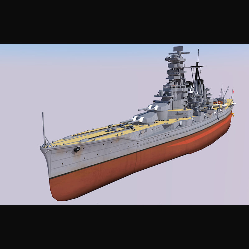 3D model ijn haruna - TurboSquid 1177669