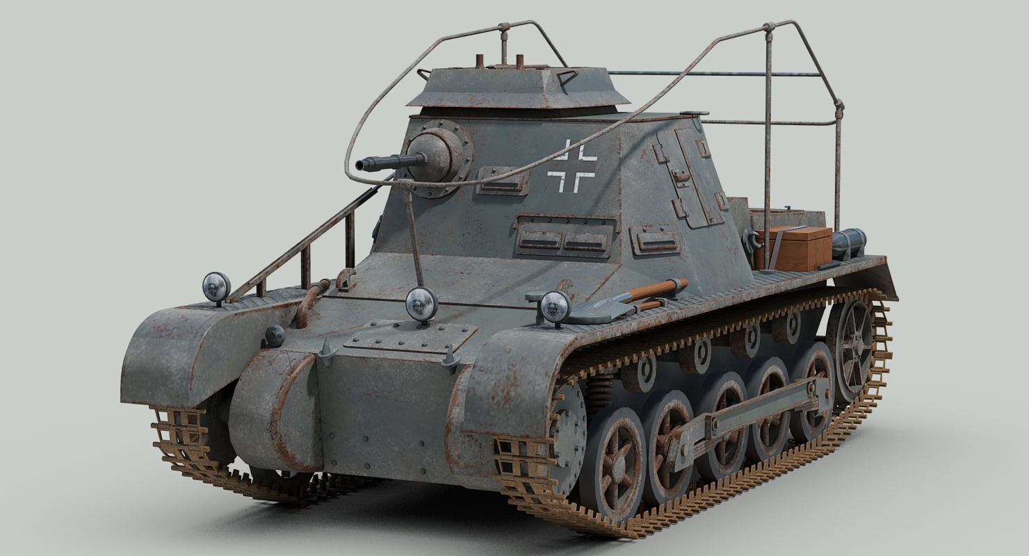3d sdkfz 265 panzerbefehlswagen model