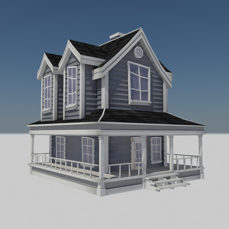  residential farm house 3D TurboSquid 1177776