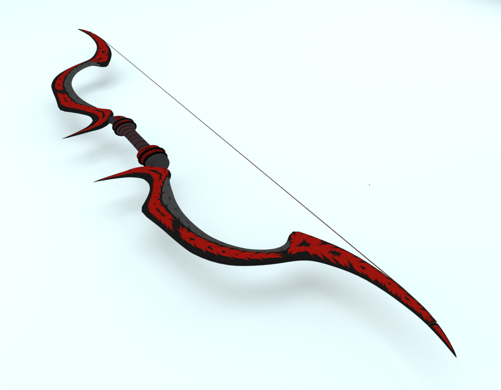 Fantasy bow 3D model - TurboSquid 1177792