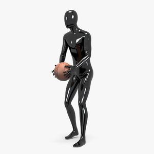 male sport mannequin 3D model