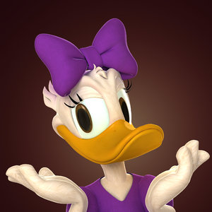 daisy duck 3D model