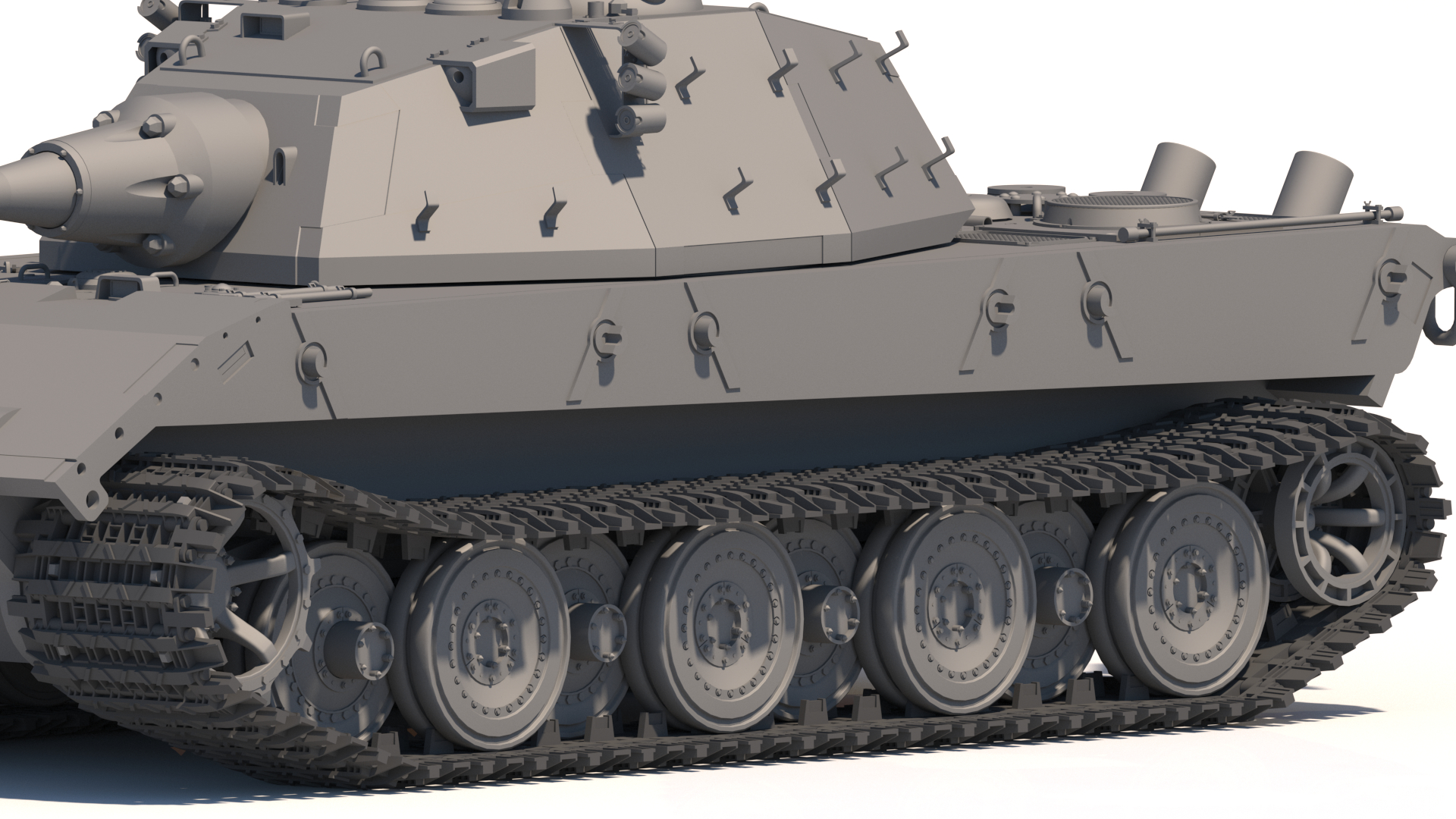 E-100 tank 3D model - TurboSquid 1178203
