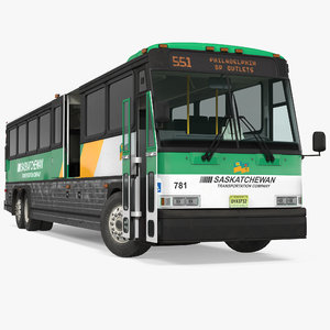 3D intercity bus mci 102dl3 model