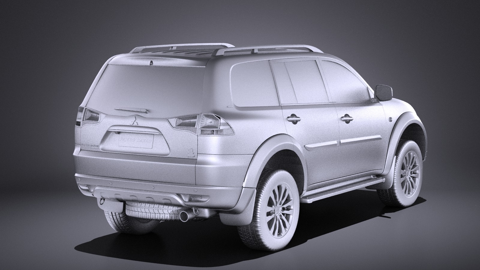 Mitsubishi pajero 3d model