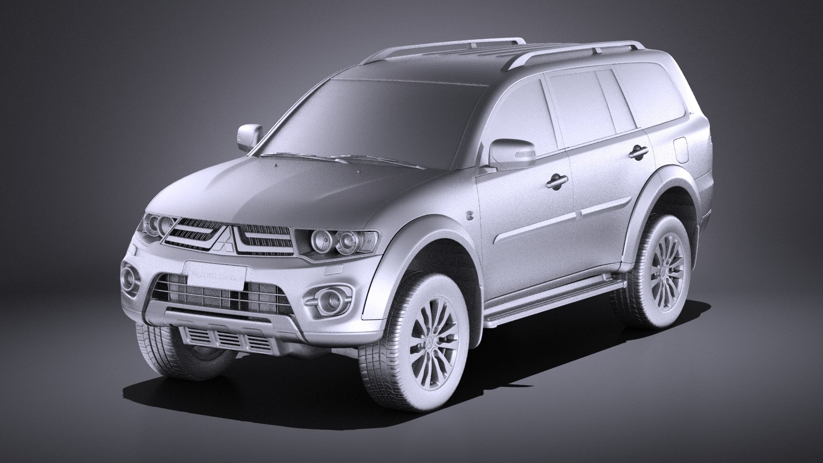 Mitsubishi pajero 3d model