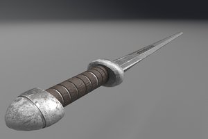 3D model replica viking sword