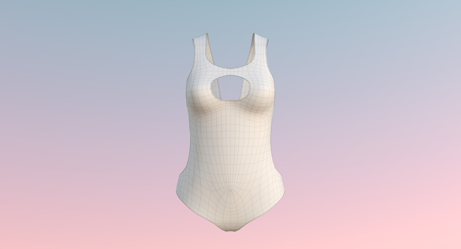泳衣103d模型