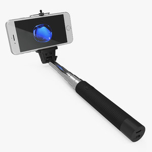 selfie stick monopod iphone 3D model
