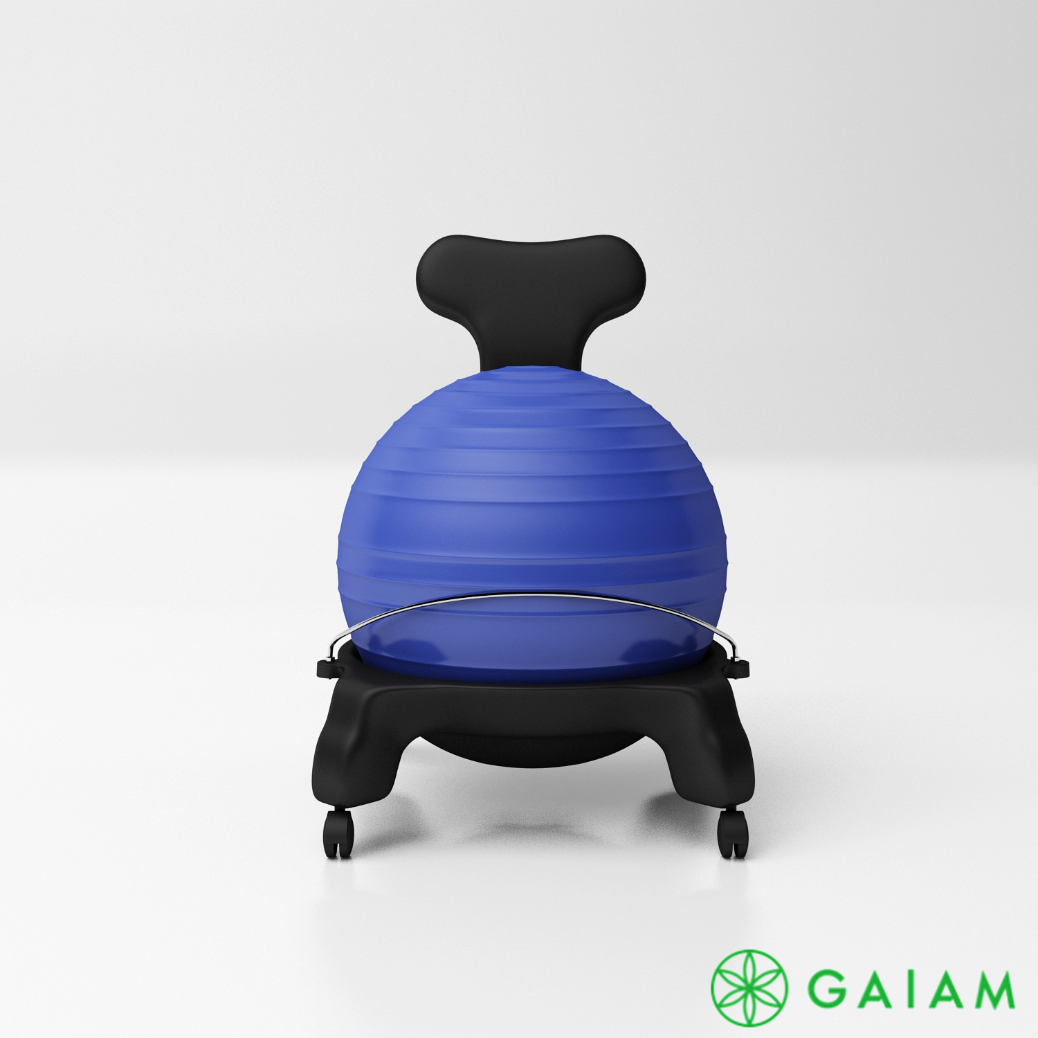 3d Gaiam Classic Balance Ball Chair Turbosquid 1178634