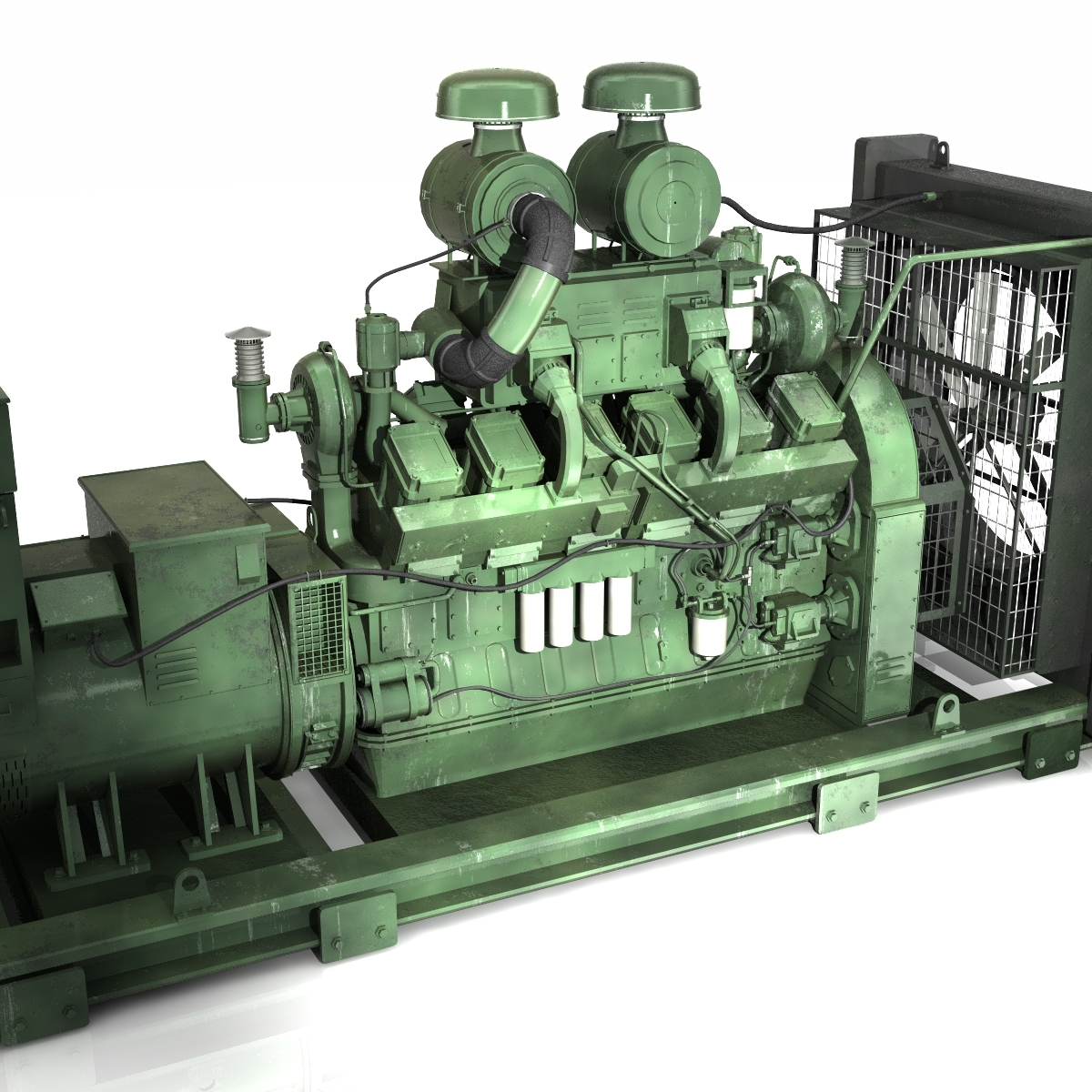 3D diesel generator - TurboSquid 1178783