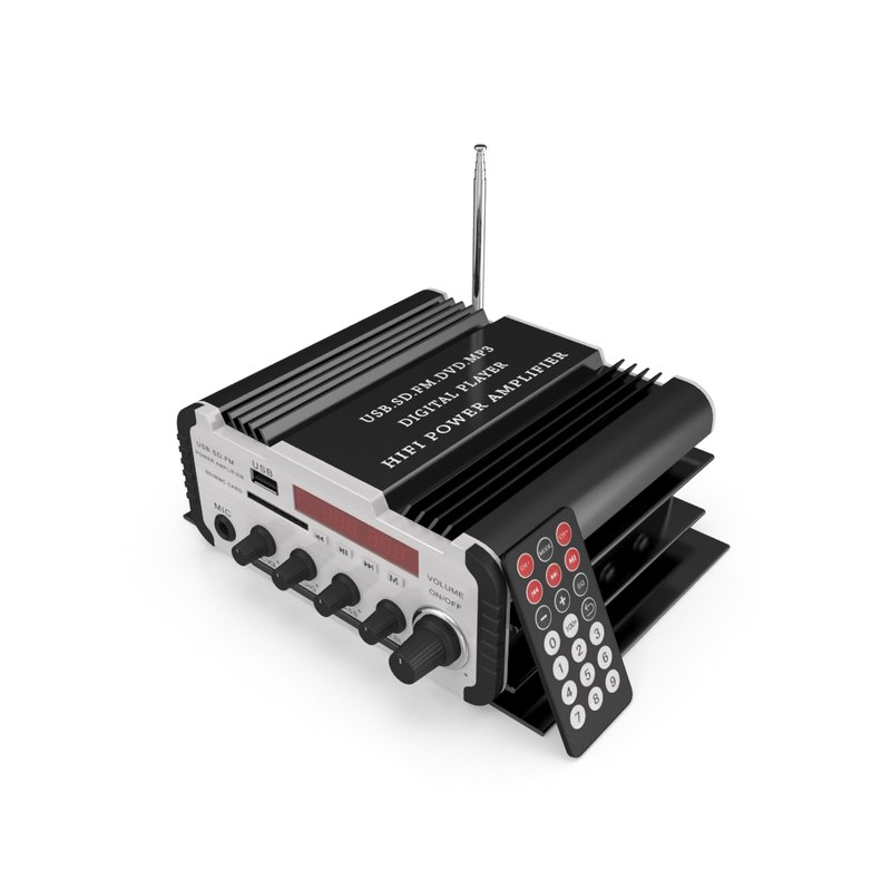 Mini karaoke power amplifier 3D TurboSquid 1178879