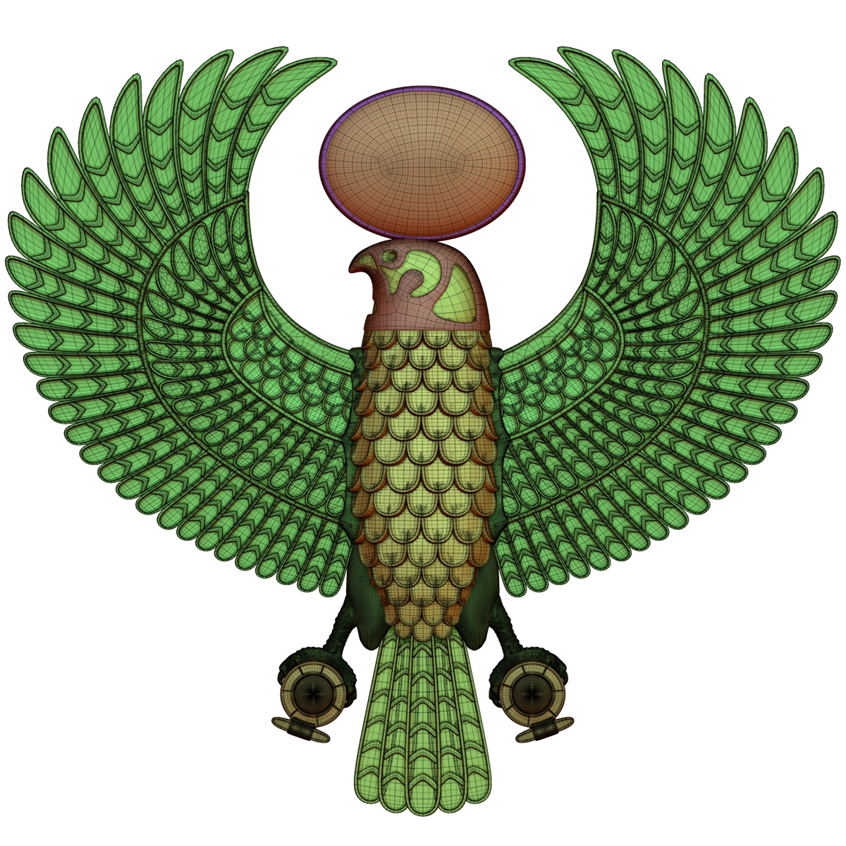 3D model horus egyptian falcon god - TurboSquid 1178967