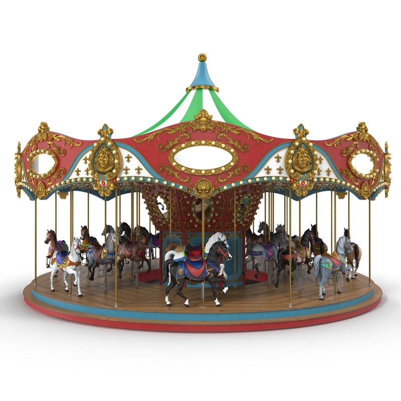 Carousel 3D model TurboSquid 1178974