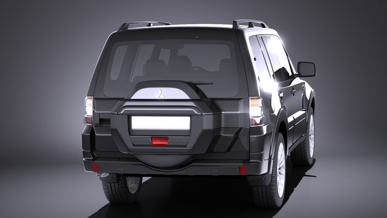 Mitsubishi pajero 3d model