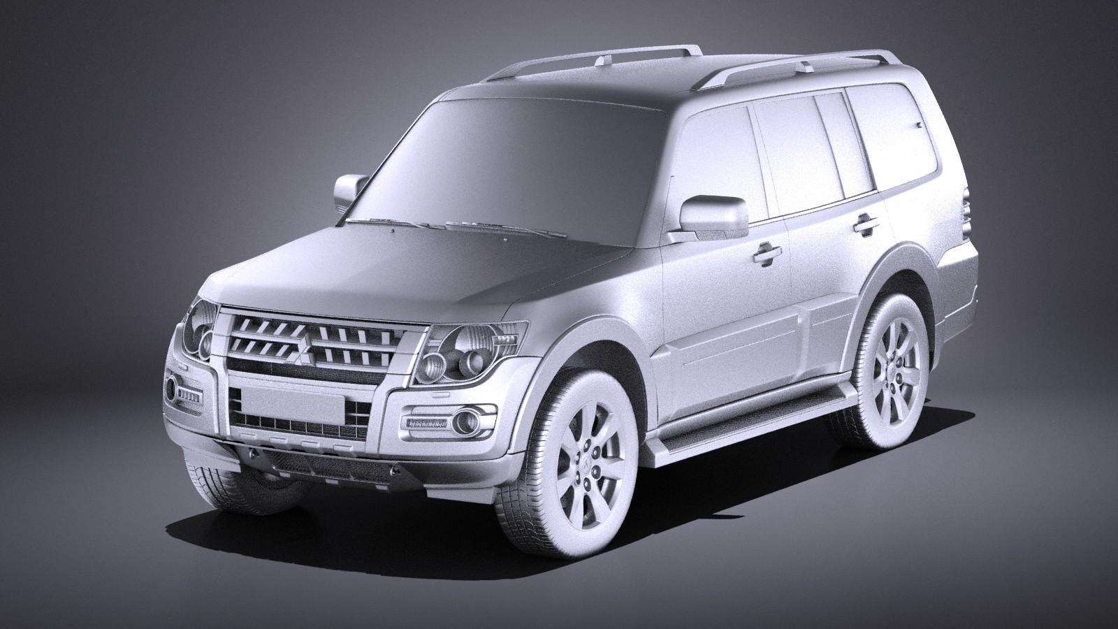 Mitsubishi pajero 3d model