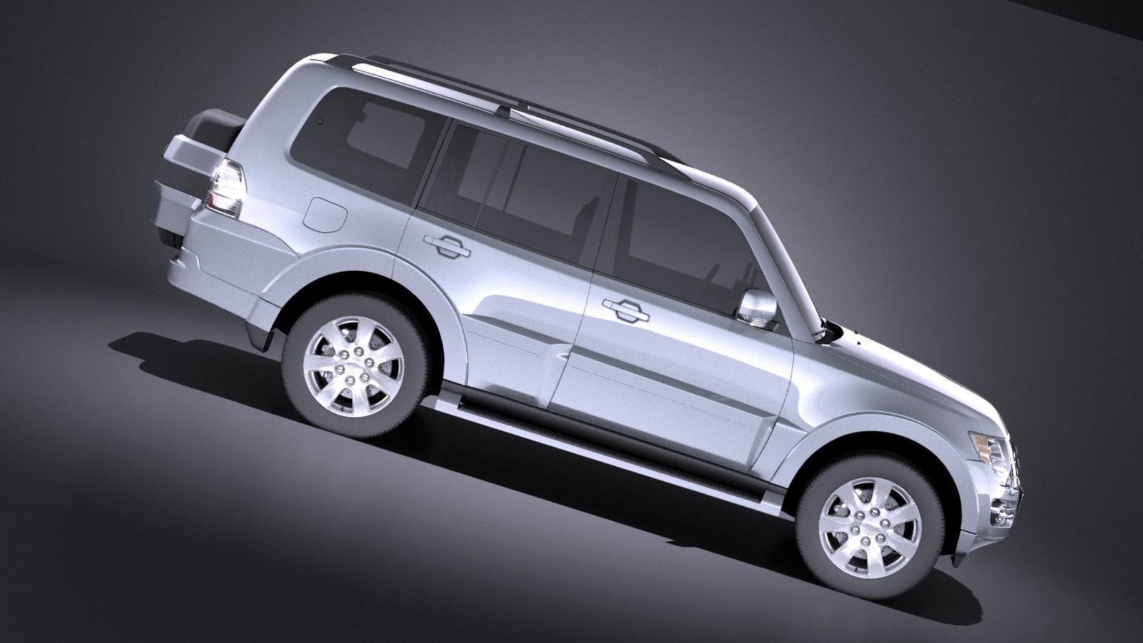 Mitsubishi pajero 3d model