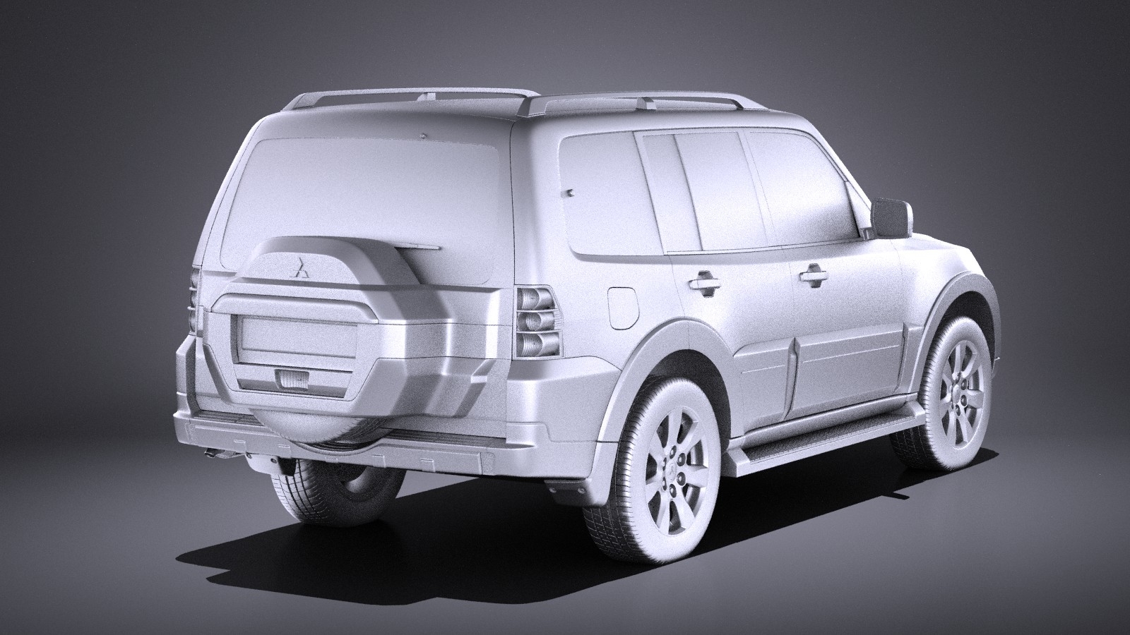 Mitsubishi pajero 3d model