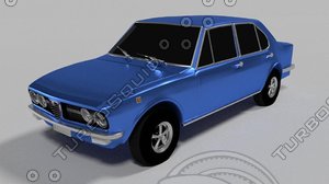 3D model vintage car 1973