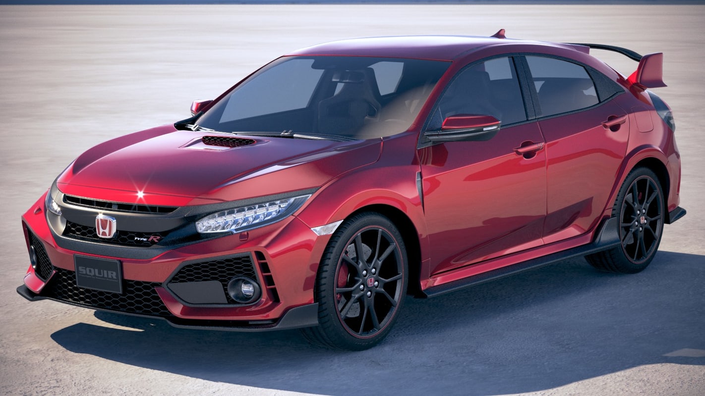 3D honda civic type - TurboSquid 1179098