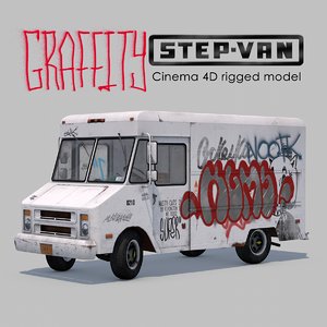 3D graffity step-van