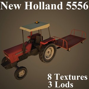 new holland 5556 3D model