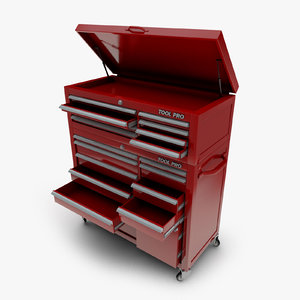 mechanics tool chest box 3D model
