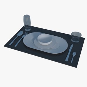 3D place setting 4