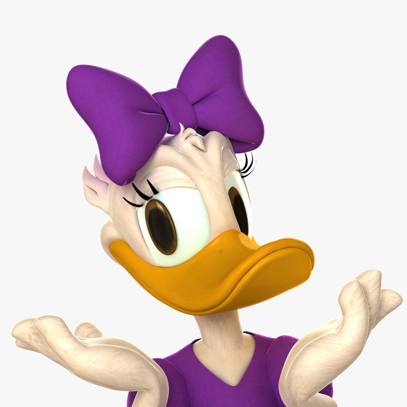 Daisy Duck 3d Turbosquid 1179405