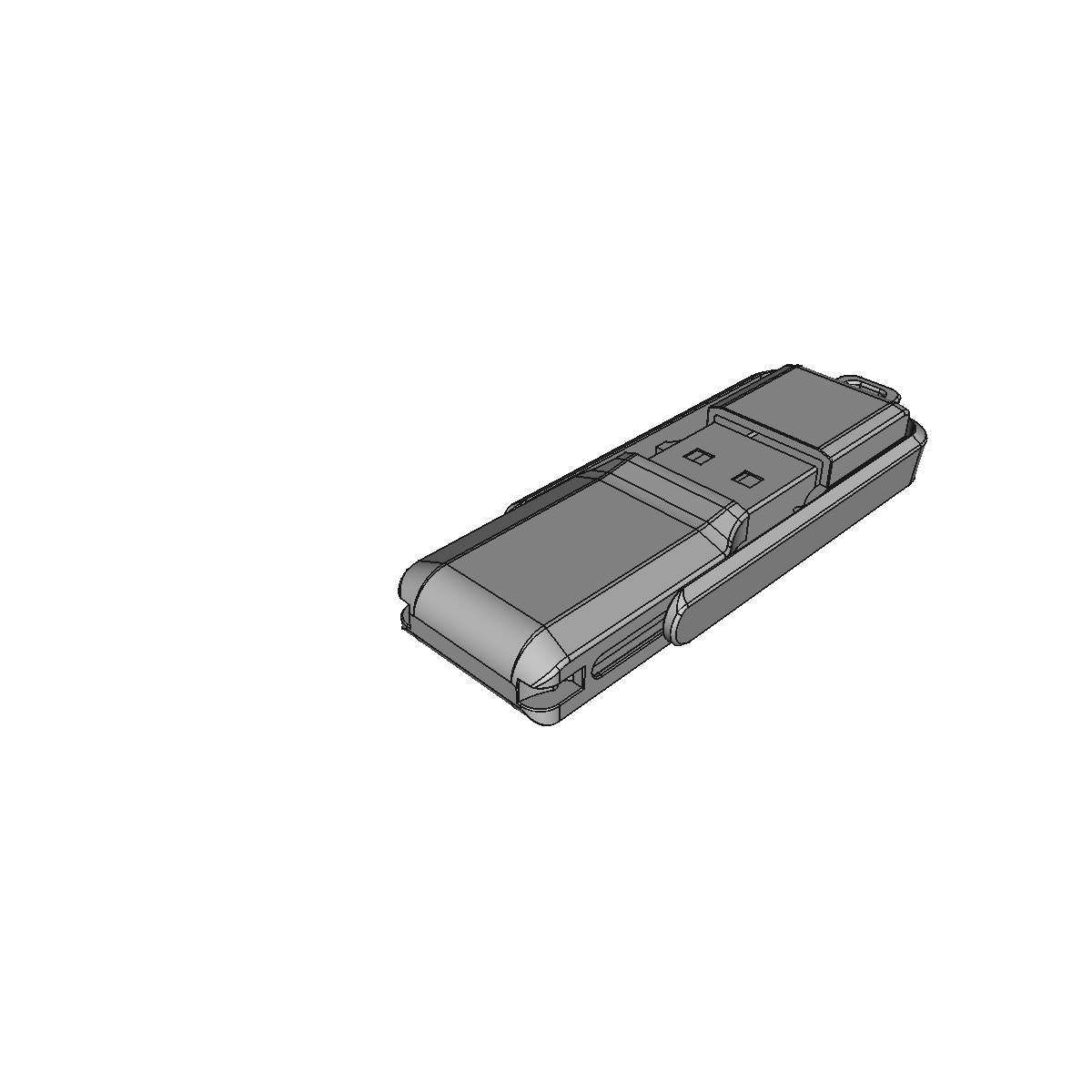 3D Usb Dongle Enclosure Thumb Model TurboSquid 1179416