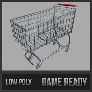 shopping cart pbr 3D