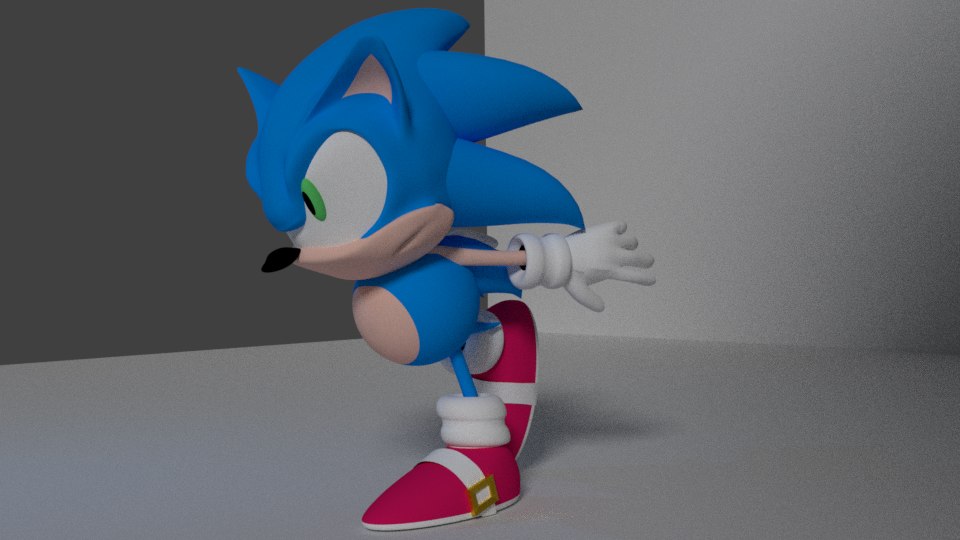 sonic generations rigged model with animations