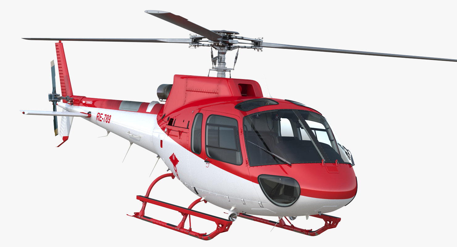 Medical transport helicopter eurocopter model TurboSquid 1179626