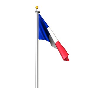 3D french flag