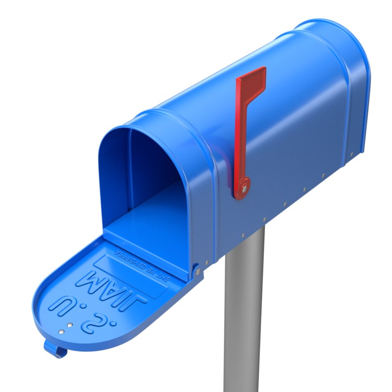 Mailbox mail box model - TurboSquid 1179834