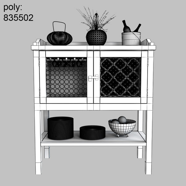 Pottery Barn Georgia 3d Model Turbosquid 1179852