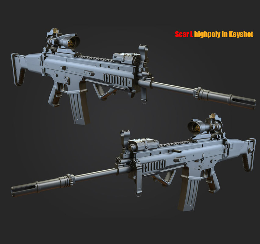 Scar l 3D model - TurboSquid 1179887