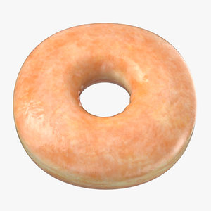 3D donut plain -