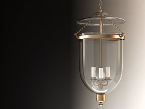 glass lantern n 3D model
