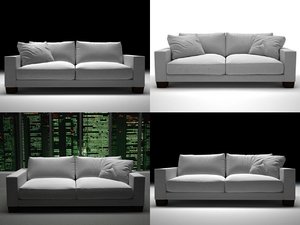 status sofa 02 3D model