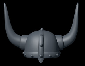 viking helmet 3D