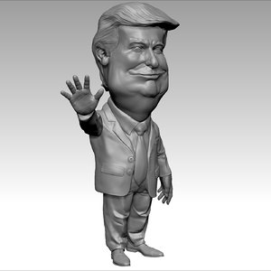 3d Trump Models Turbosquid