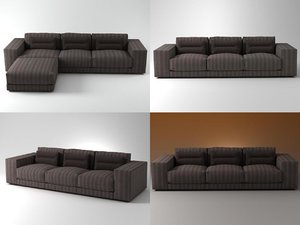 3D dieke sofa