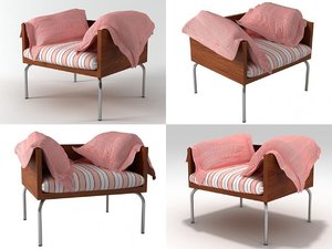 3D isay armchair model