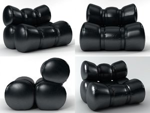 3D fardos sofa
