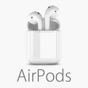 3D apple airpods