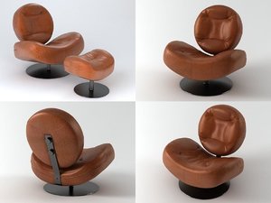 kudasay armchair 3D model