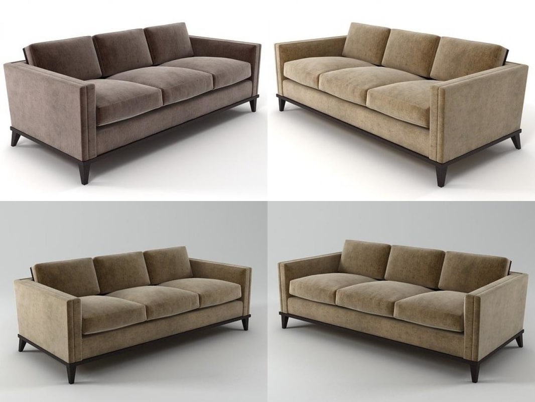 модель дивана в 3d max