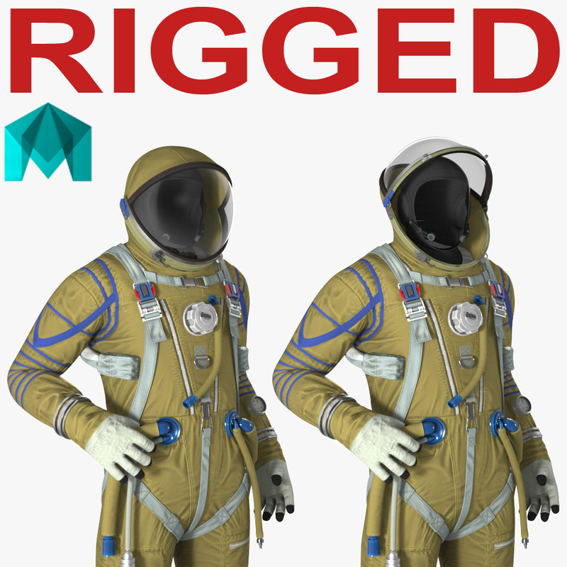 Strizh space suit rigged 3D model - TurboSquid 1181509