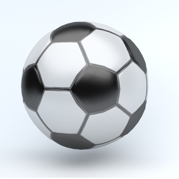 サッカーボールのアイコン3dモデル Turbosquid